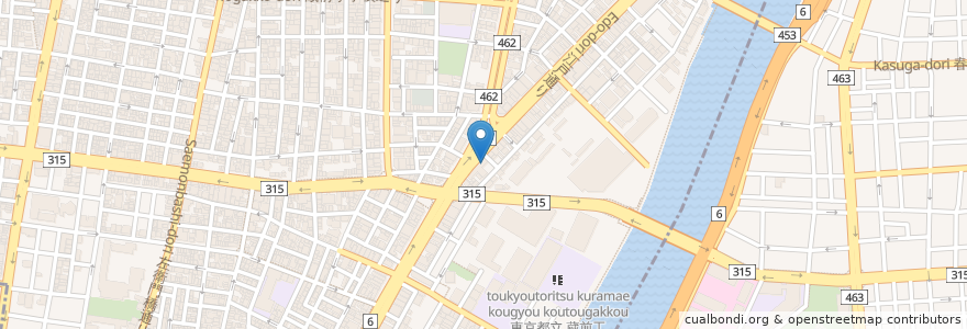 Mapa de ubicacion de BLISS en Giappone, Tokyo, 台東区.