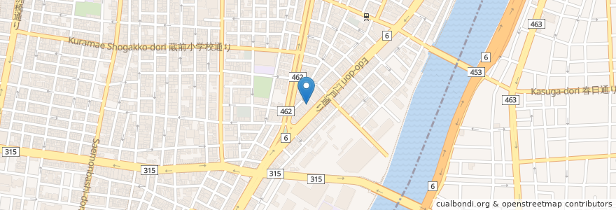 Mapa de ubicacion de ドラッグセイムス en 일본, 도쿄도, 다이토구.