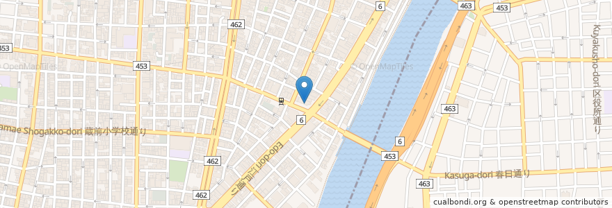 Mapa de ubicacion de ピポット en 일본, 도쿄도, 다이토구.