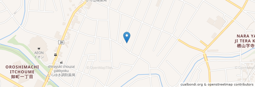 Mapa de ubicacion de 立花歯科医院 en Japan, 秋田県, 秋田市.