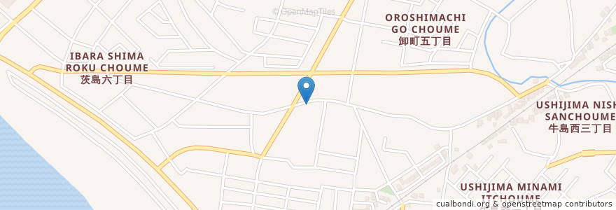 Mapa de ubicacion de 寿し友 en اليابان, أكيتا, 秋田市.