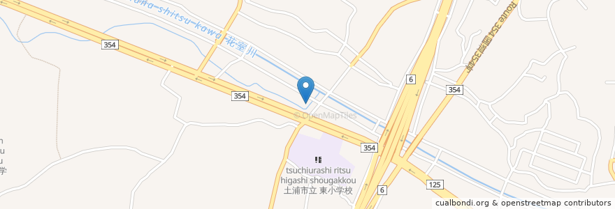 Mapa de ubicacion de から揚げ専門店 鶏一番 en Jepun, 茨城県, 土浦市.