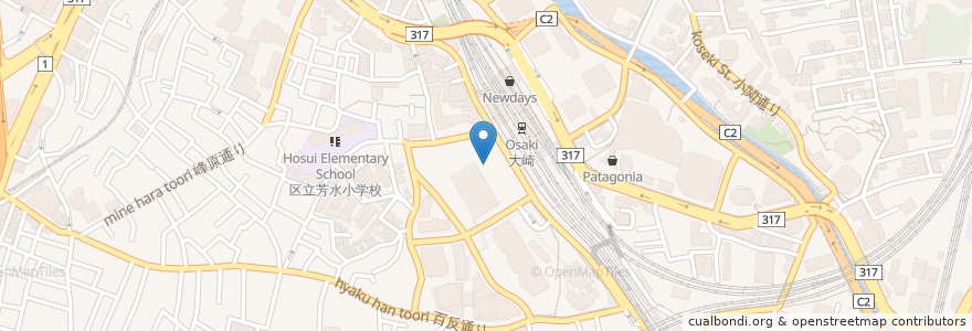 Mapa de ubicacion de マザーリーフティースタイル en ژاپن, 東京都, 品川区.