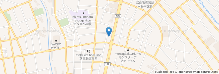 Mapa de ubicacion de すし銚子丸 en Japão, 埼玉県, 川口市.
