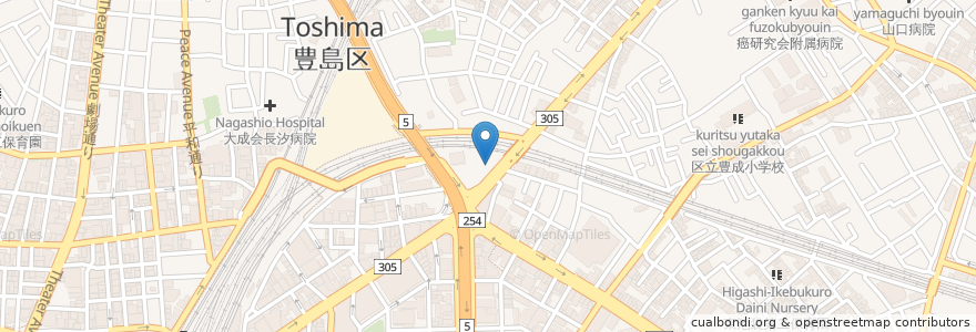 Mapa de ubicacion de No. 18 en Jepun, 東京都, 豊島区.