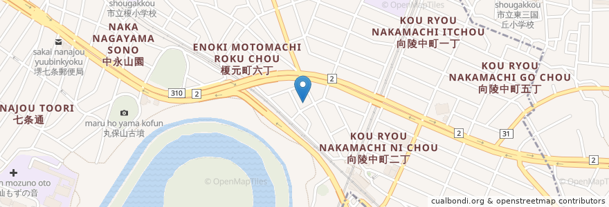 Mapa de ubicacion de 魚太郎 三国ヶ丘店 en ژاپن, 大阪府, 堺市, 堺区.