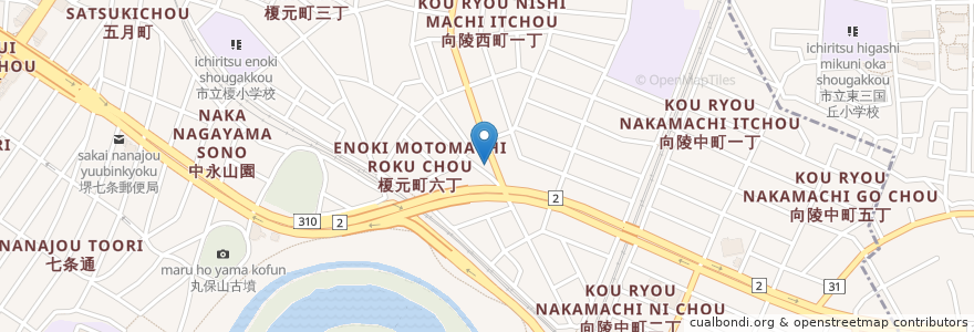 Mapa de ubicacion de Bistro Baru Basquiat en Japón, Prefectura De Osaka, 堺市, 堺区.