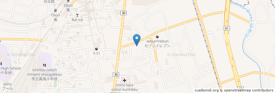 Mapa de ubicacion de 割烹 竜起 en 日本, 大阪府, 堺市, 西区.