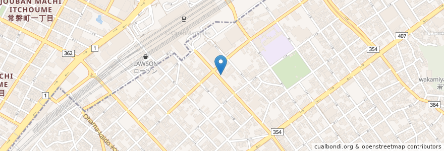 Mapa de ubicacion de ホテル駐車場出入口 en Japon, Préfecture De Shizuoka, Shizuoka, 葵区, 駿河区.