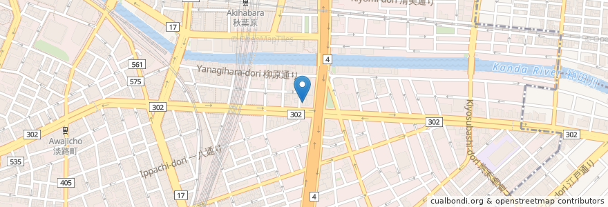 Mapa de ubicacion de 秋葉原のだ眼科 en Jepun, 東京都, 千代田区.