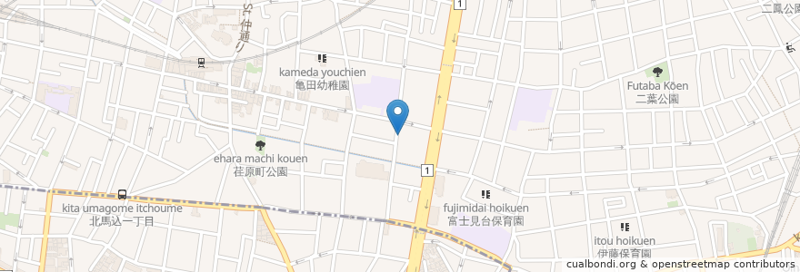 Mapa de ubicacion de 中村歯科 en Japan, Tokio, 品川区.