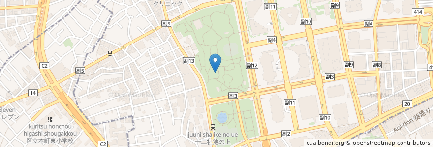 Mapa de ubicacion de ランチコーナー en اليابان, 東京都, 新宿区, 渋谷区.