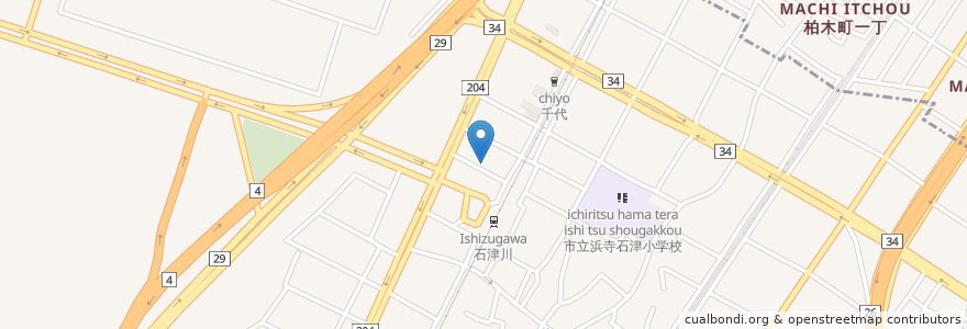 Mapa de ubicacion de Celia House en Japan, Osaka Prefecture, Sakai, Nishi Ward.