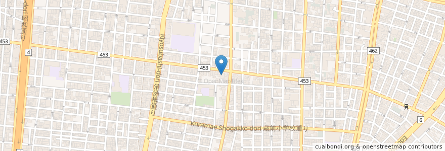 Mapa de ubicacion de ジョナサン en 일본, 도쿄도, 다이토구.