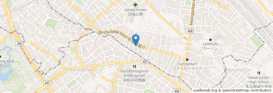 Mapa de ubicacion de 桜田医院 en 일본, 도쿄도.