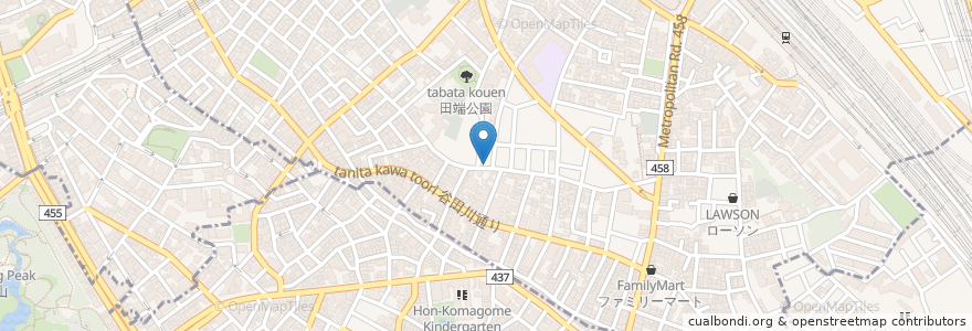 Mapa de ubicacion de Repark en Japonya, 東京都.