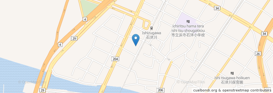 Mapa de ubicacion de 玉泉寺 en Jepun, 大阪府, 堺市, 西区.