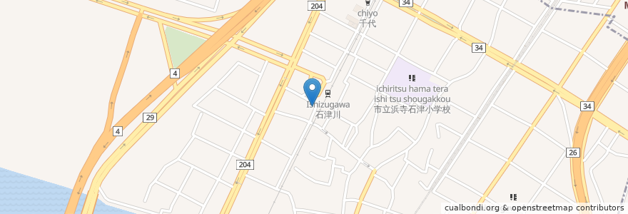 Mapa de ubicacion de 友田クリニック en 일본, 오사카부, 사카이시, 西区.