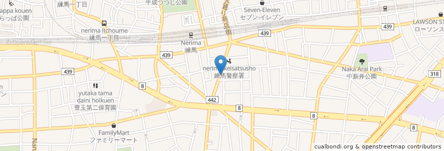 Mapa de ubicacion de NERIMA DENTAL OFFICE en Japón, Tokio, Nerima.
