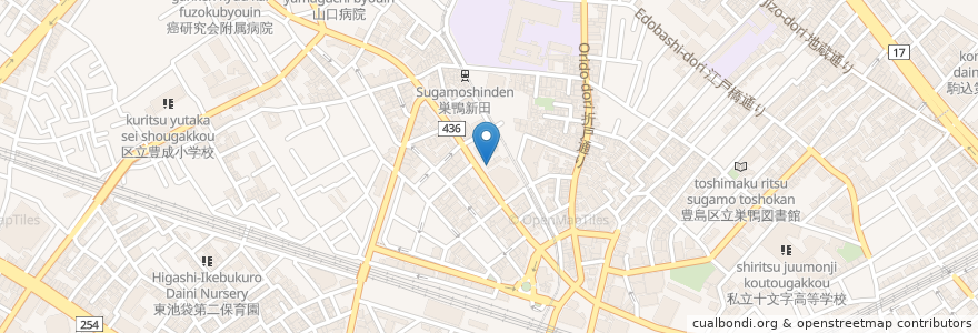 Mapa de ubicacion de 永信パーキング en 일본, 도쿄도, 豊島区.