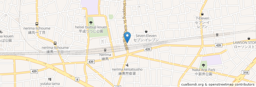 Mapa de ubicacion de D-STYLE en 日本, 東京都, 練馬区.