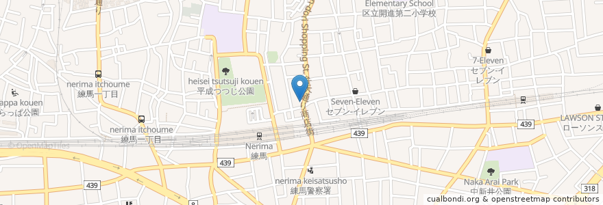 Mapa de ubicacion de ネリマ薬局 en 日本, 東京都, 練馬区.
