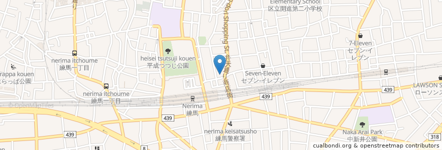 Mapa de ubicacion de まごころ薬局 en 日本, 東京都, 練馬区.
