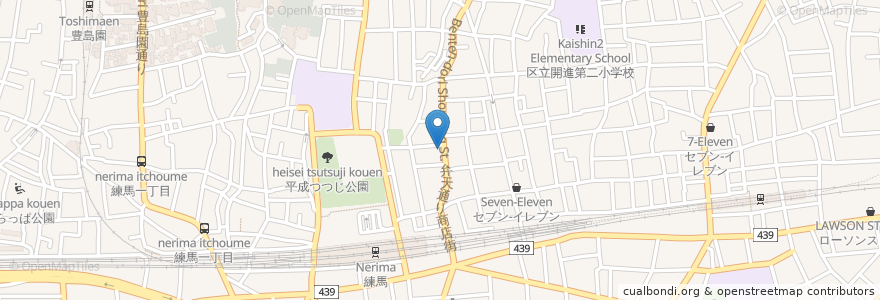 Mapa de ubicacion de ソラスト en 日本, 東京都, 練馬区.