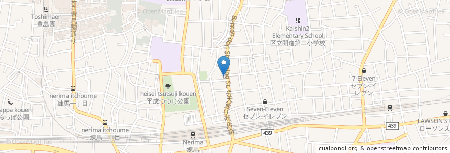 Mapa de ubicacion de やぶ好 en 日本, 东京都/東京都, 練馬区.