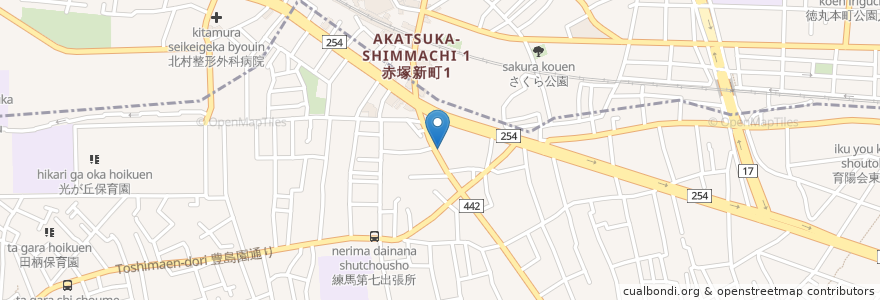 Mapa de ubicacion de アルト薬局 en 日本, 东京都/東京都, 練馬区.