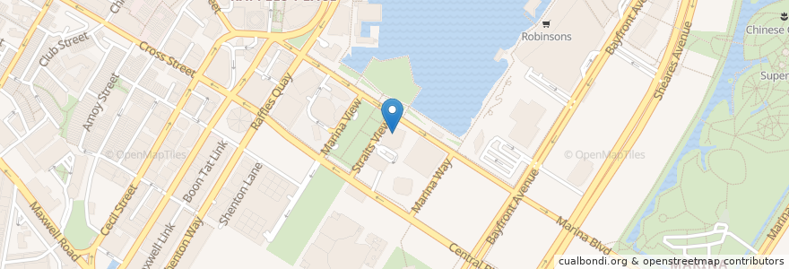 Mapa de ubicacion de LeVel33 en 新加坡, 中区.