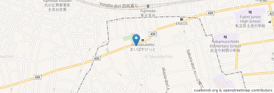 Mapa de ubicacion de ジョナサン en Giappone, Tokyo, 練馬区.