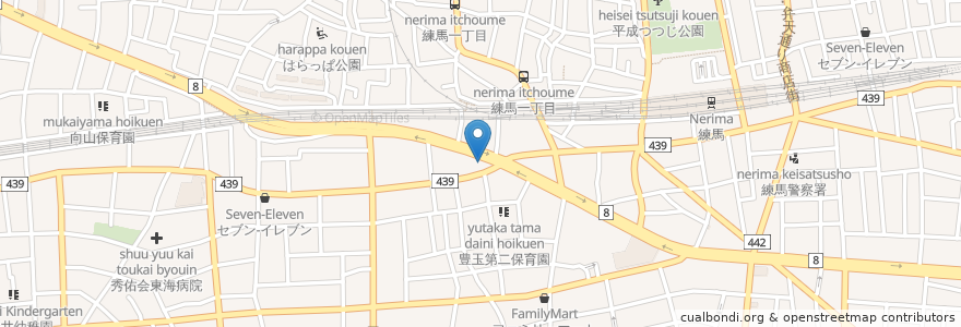 Mapa de ubicacion de KITCHEN ORIGIN en ژاپن, 東京都, 練馬区.