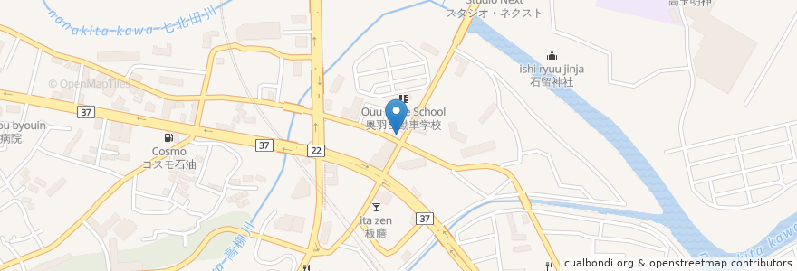 Mapa de ubicacion de 中華 八乙女 en Япония, Мияги, 仙台市, 泉区.