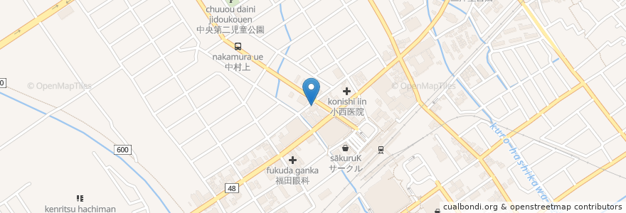 Mapa de ubicacion de ティファニー en Япония, Сига, 近江八幡市.
