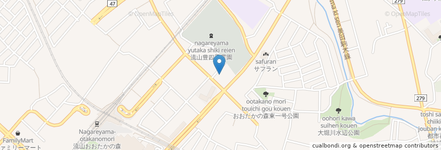 Mapa de ubicacion de 魚べい　流山おおたかの森店 en 日本, 千葉県, 流山市.