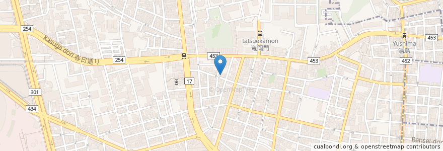 Mapa de ubicacion de Beagle Beaver en Japonya, 東京都, 文京区.