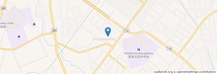 Mapa de ubicacion de 新潟交通観光バス 新発田営業所 en Japón, Prefectura De Niigata, 新発田市.