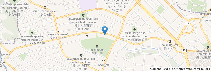 Mapa de ubicacion de ENEOS en ژاپن, 神奈川県, 横浜市, 青葉区.