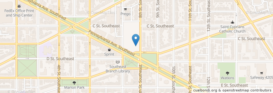 Mapa de ubicacion de Zipcar en Estados Unidos Da América, Washington, D.C., Washington.
