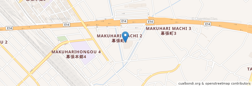 Mapa de ubicacion de マクドナルド en Japan, Präfektur Chiba, 千葉市, 花見川区.