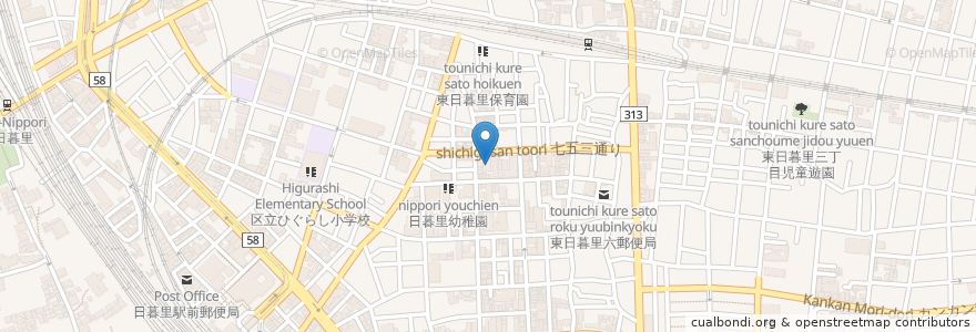 Mapa de ubicacion de Akamonkai Japanese Language School en Japan, Tokyo.