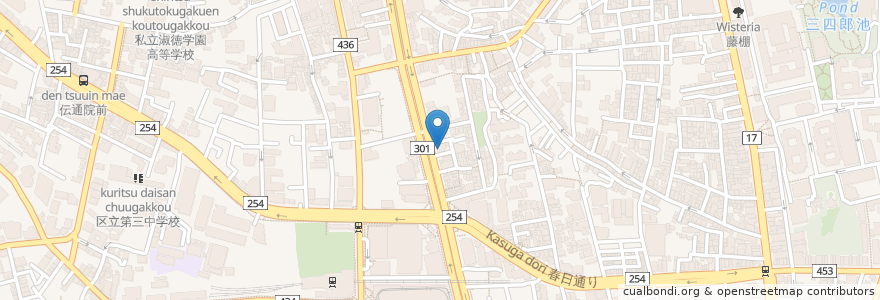 Mapa de ubicacion de CoCo壱番屋 en Япония, Токио, Бункё.