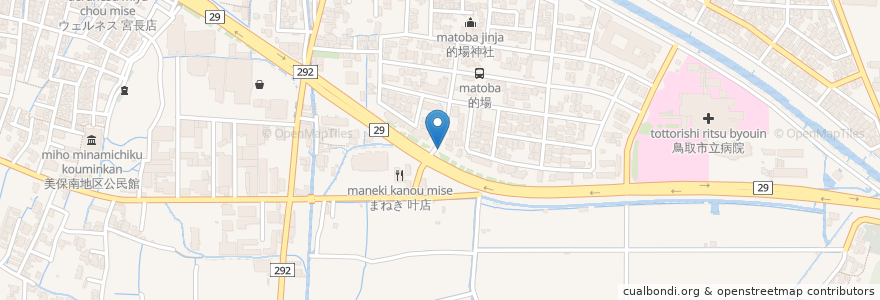 Mapa de ubicacion de ISEKIコイン精米機(玄米) en Japón, Prefectura De Tottori, 鳥取市.