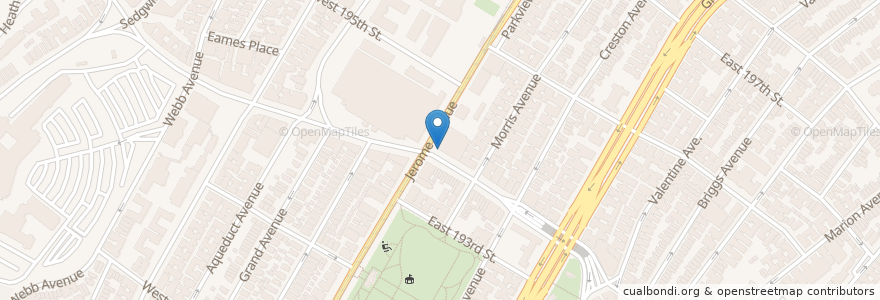 Mapa de ubicacion de Duane Reade en 美利坚合众国/美利堅合眾國, 纽约州 / 紐約州, 纽约, Bronx County, The Bronx.