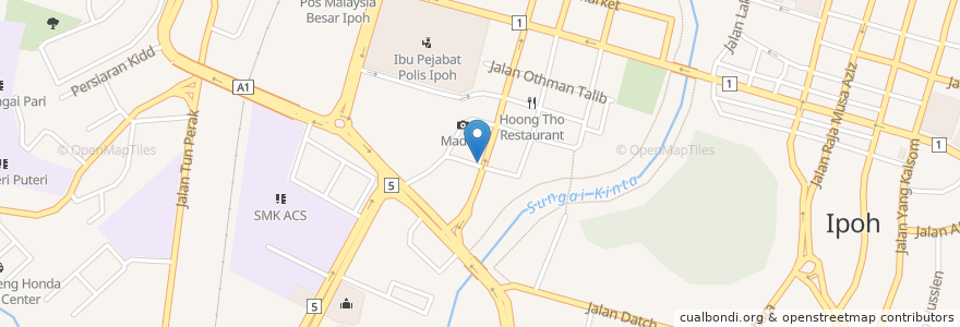 Mapa de ubicacion de Nasi Kandar Sammer 24hr en مالزی, پراک.