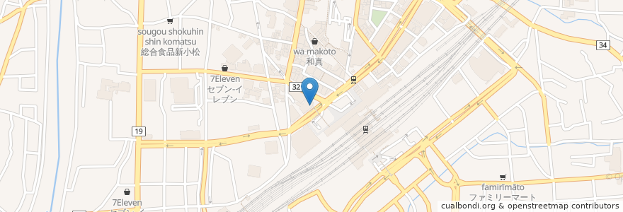 Mapa de ubicacion de 宴席油や en 日本, 長野県, 長野市.