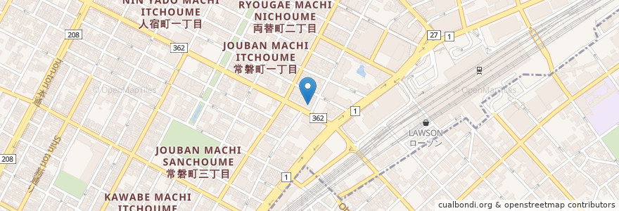 Mapa de ubicacion de 平野医院 en 日本, 静冈县, 静岡市, 葵区.