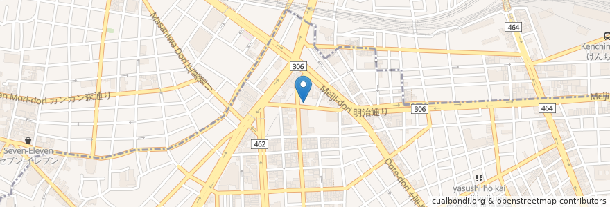 Mapa de ubicacion de 梅林寺 en Giappone, Tokyo, 台東区.