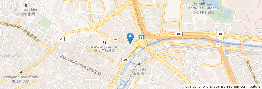 Mapa de ubicacion de 居酒屋源太郎 en 日本, 東京都.